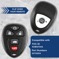 KeylessOption compatibility highlight showing supported Buick, Chevy, Pontiac, Saturn models