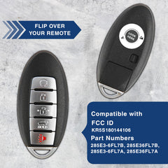 KeylessOption KR5S180144106-2Pack packaging back showing included battery.