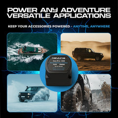 KeyLine Chargers works with lithium and LiFePO4.