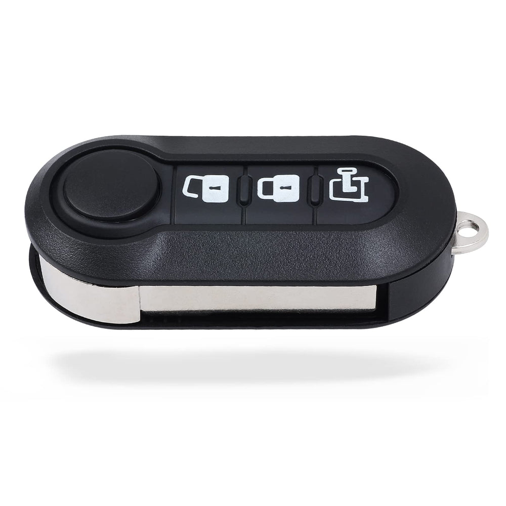 Keymall Fiat 500L key shell, ready for professional key blade replacement.