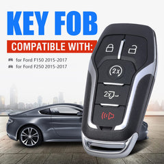 Keymall Ford F-150 fob shell fit demonstrates easy installation without reprogramming.