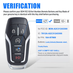 Keymall Ford Fusion shell close-up emphasizes sturdy construction and simple swap without reprogramming.