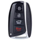 Keymall Hyundai Santa Fe remote front view with four buttons for easy access