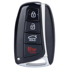 Keymall Hyundai Santa Fe remote front view with four buttons for easy access