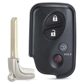 Keymall Smart Key Fob front view showing four buttons for Lexus models for reliable vehicle access