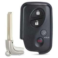 Keymall Smart Key Fob front view showing four buttons for Lexus models for reliable vehicle access
