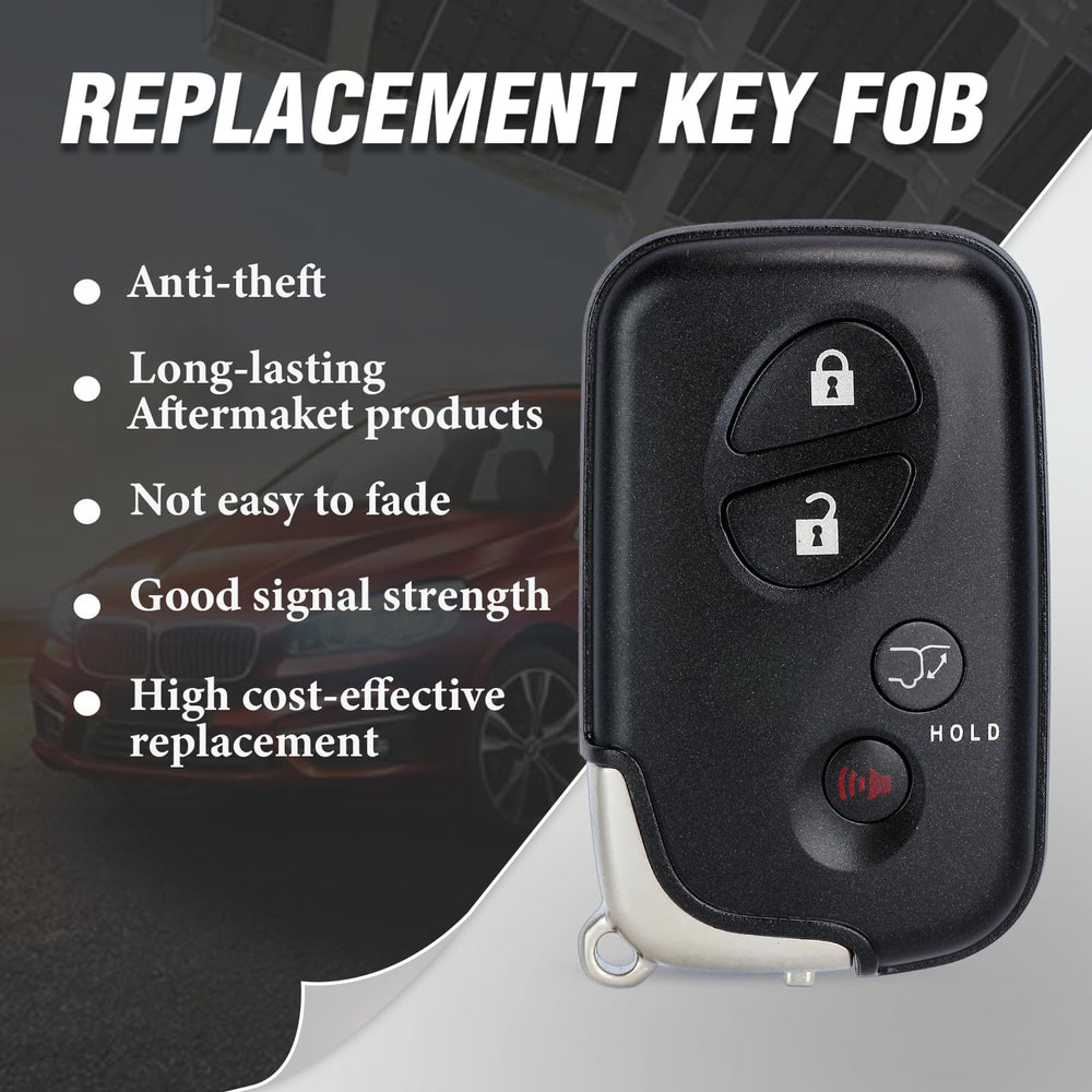 Keymall Smart Key Fob GNE 5290 board note with authentic specs