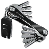 KeySmart Original Key Holder demonstrates a compact, silent carry for pocket-friendly organization.