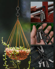 KeyUnity KA45 titanium build offers corrosion resistance and lightweight everyday use.