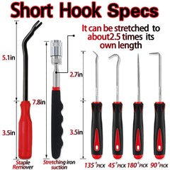 Keze 45-degree hook reaches around corners