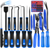 Keze 17-Pcs Hook and Pick Set with 180-degree straight pick, for hose routing.