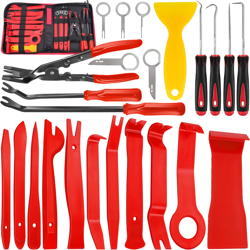 Keze 24Pcs trim removal tools for safe panel removal and paint protection