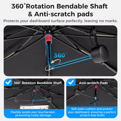 Kfonla pro-tip shows how to set up without bumping the center screen.