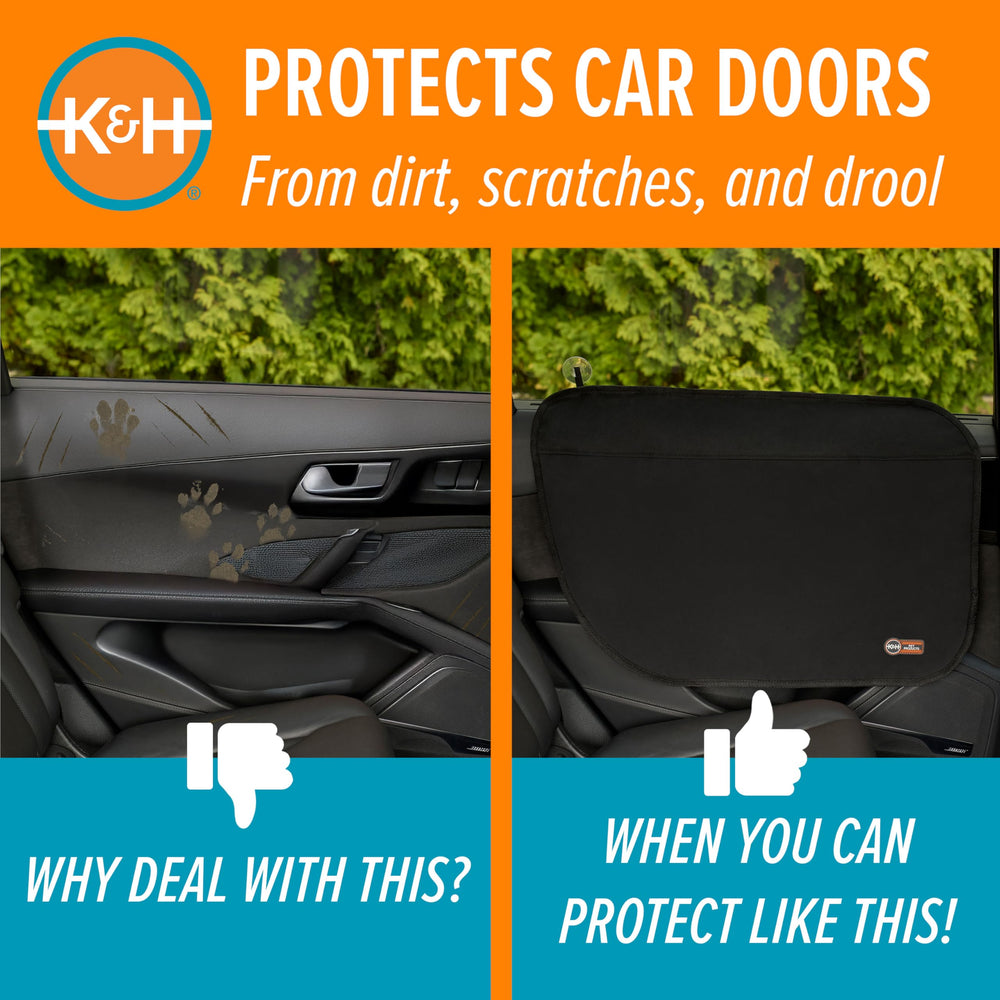 K&H two-pack dog door protectors keep interior clean