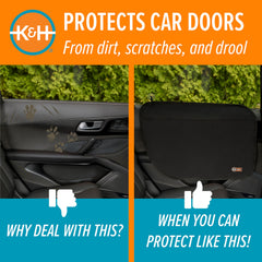 K&H two-pack dog door protectors keep interior clean