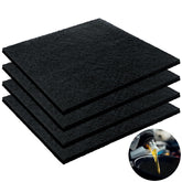Kidum 22-inch oil drain splash pad set protecting pan and workspace during oil changes