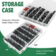 Kikerike 3-pin connector supports multi-branch harness configurations