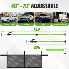 KILOUPOLE cargo bar with rotating foot pads adapting to flat and textured surfaces