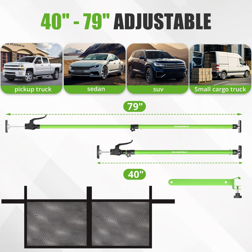 KILOUPOLE ergonomic handle enables easy adjustment for a tight, stable fit.
