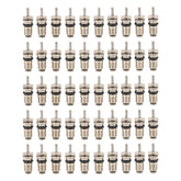 KIMISS valve core 50pcs pack for quick automotive AC replacement.