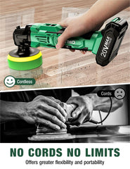 KIMO six speeds reach up to 6000RPM for tailored polishing