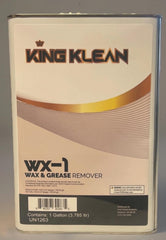 King Klean surface prep remover bottle; removes wax and grease for clean sanding prep