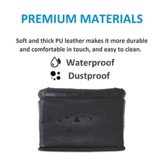 KINGBERWI PU leather surface is waterproof and easy to wipe clean