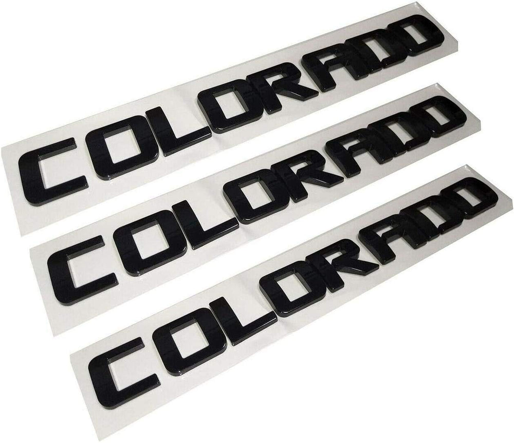 KINGBOO 3D logo emblem for Colorado for easy peel-and-stick installation.
