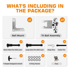 Kingfun anti-theft pin protects trailer attachment during transport