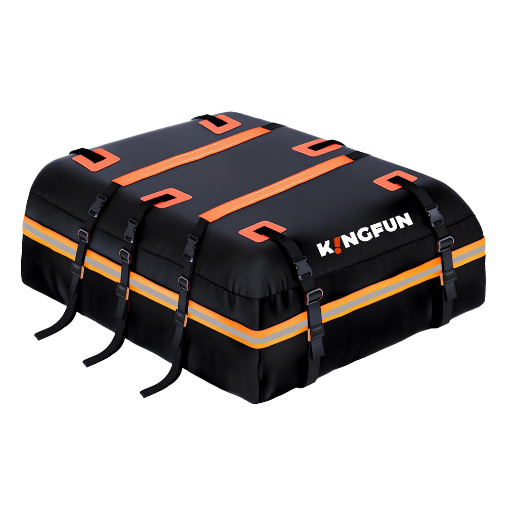 Kingfun rooftop cargo bag waterproof material protects belongings on the road