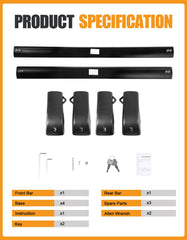 12-month KINGGERI warranty supports your roof rack purchase