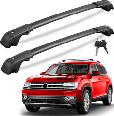 KINGGERI 300lb crossbars on Atlas raised rails for increased cargo capacity