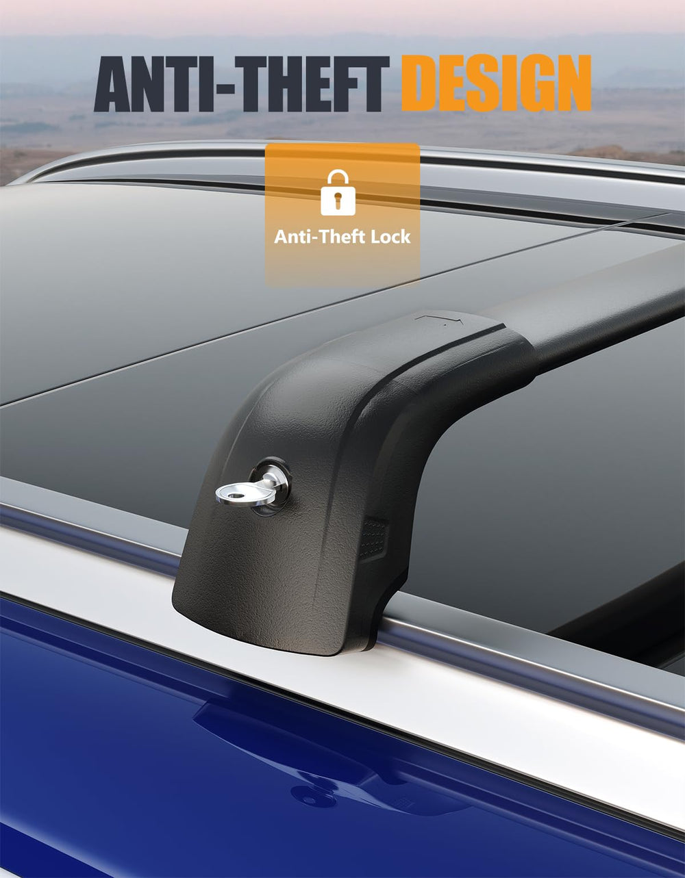 Kinggeri aluminum roof rails provide lightweight, durable support