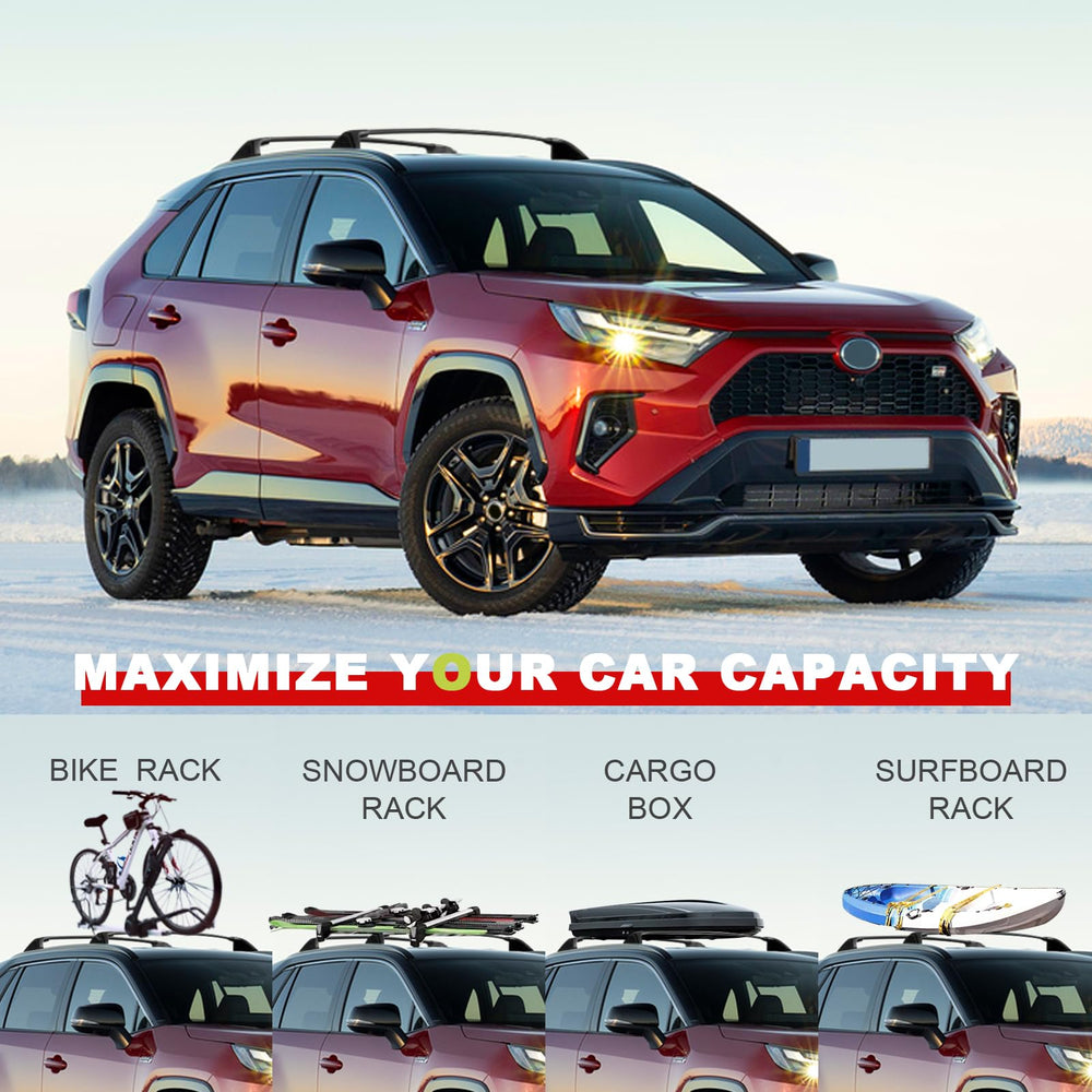 Replacement screws and washers included with Kinggeri roof rack kit.