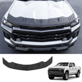 Kingna hood protector on Colorado 2023-2026, front view protecting the windshield from debris.