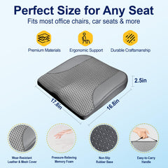 Kingphenix 4D-mesh breathability keeps you cool during drives.