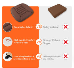 Kingphenix durable-memory-foam-cushion retains shape for lasting support.