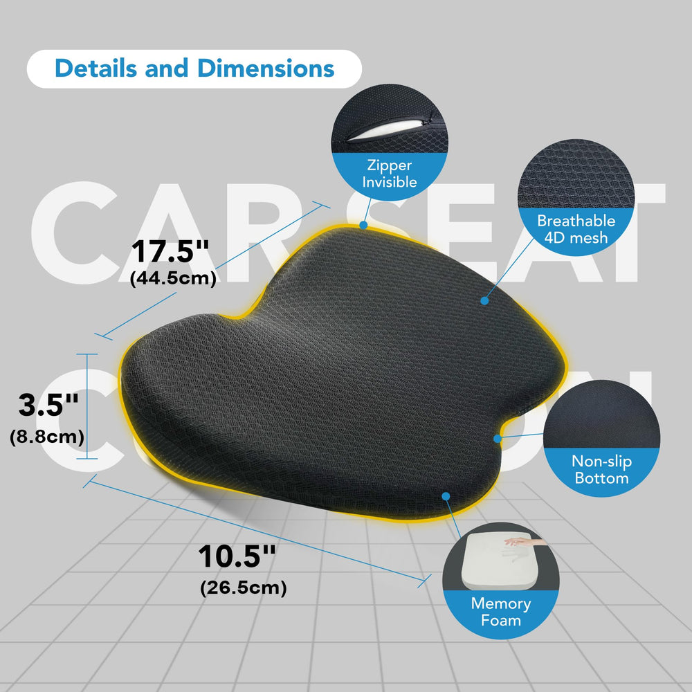 Kingphenix non-slip natural rubber bottom holds cushion securely