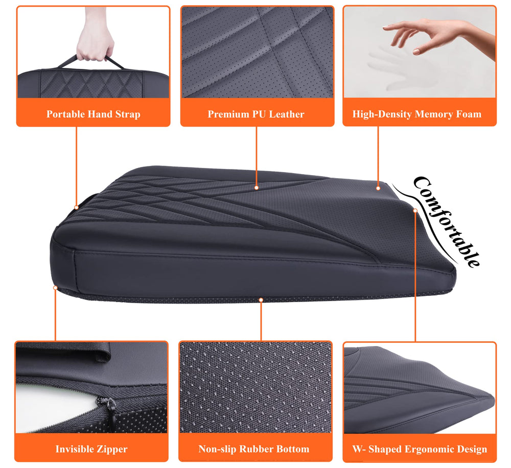 kingphenix leather black cover feels premium, breathable, and easy to clean