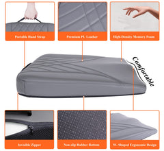 Kingphenix non-slip bottom keeps cushion secure during driving.