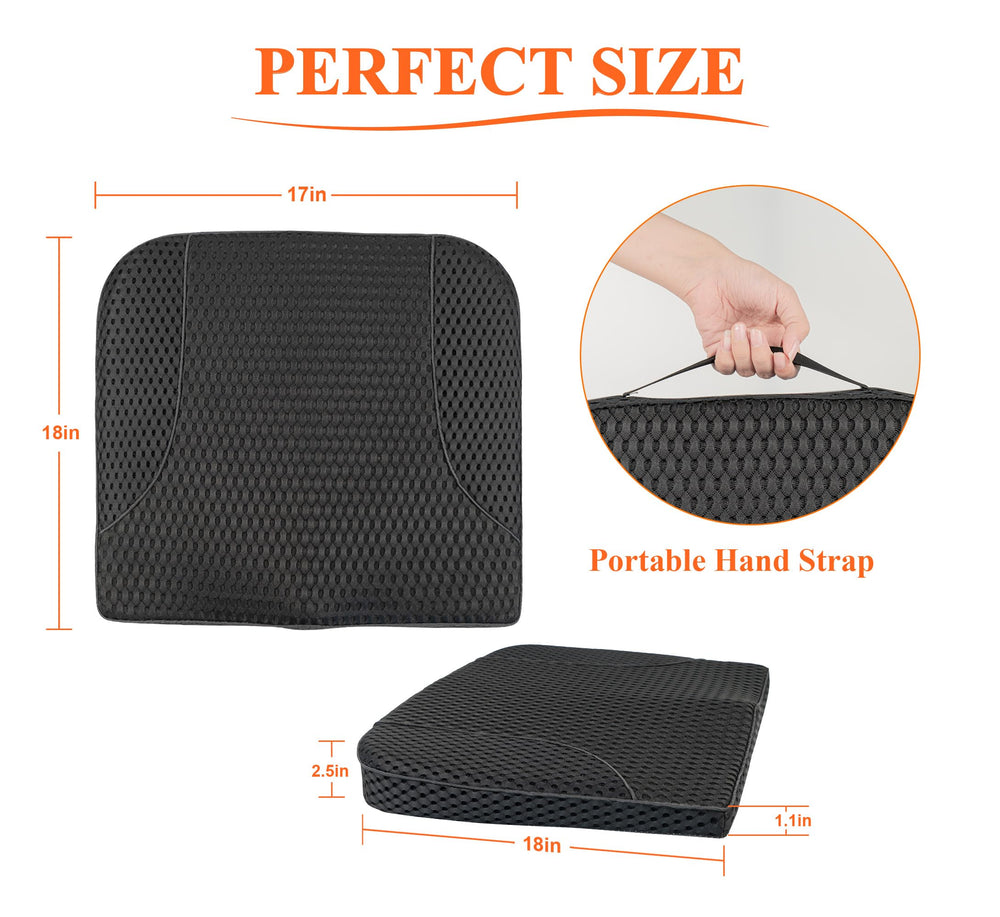 Kingphenix cushion on a truck seat enhances long-haul comfort