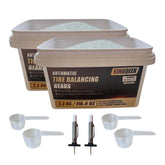 KINGQEEK tire balancing beads bulk pack, ready for multiple tires.