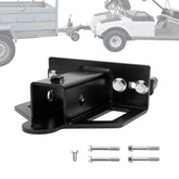 Kingway universal mower trailer hitch 2in receiver mounted on zero-turn mower for versatile towing