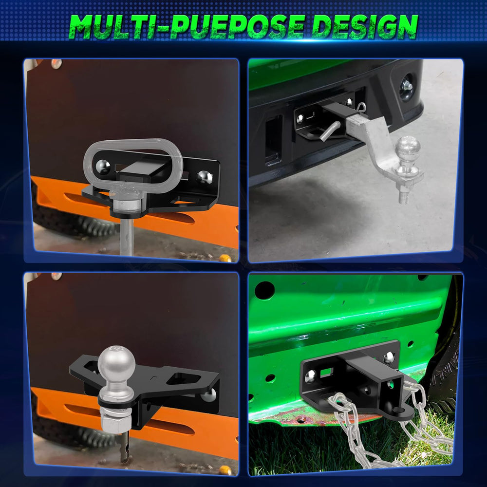 Kingway corrosion-resistant coating protects the bolt-on receiver in outdoor environments.