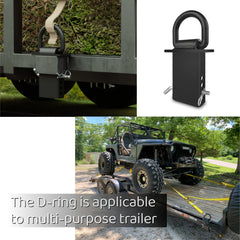 KINSANINC trailer-ready stake-pocket provides reliable anchor points.