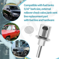 KINTLE external rollover check valve to help prevent spills