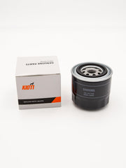 Kioti E6201-32443 oil filter close-up highlights robust construction for durability.