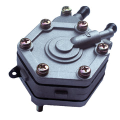 KIPA fuel pump for Predator Xpedition 325-425, angled shot emphasizes rugged construction.