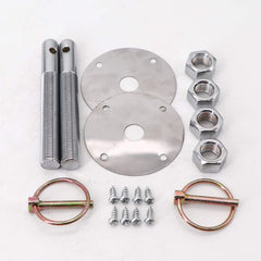 KIPA hood pin set kit includes all hardware for easy assembly.
