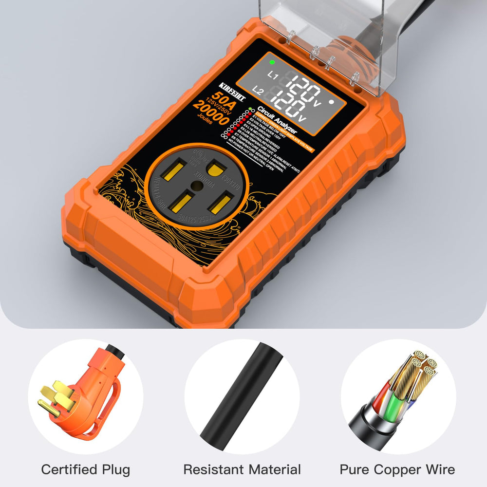 KIRFEIHT UL Listed and RoHS certified for reliable RV power protection.